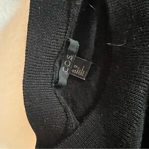 COS black sweater